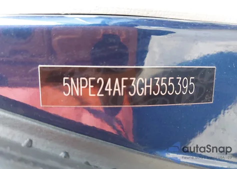 2016 Hyundai Sonata Se из США, поврежденный, VIN 5NPE24AF3GH355395